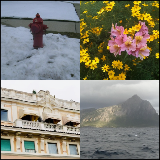 Reference image grid for the fifth video