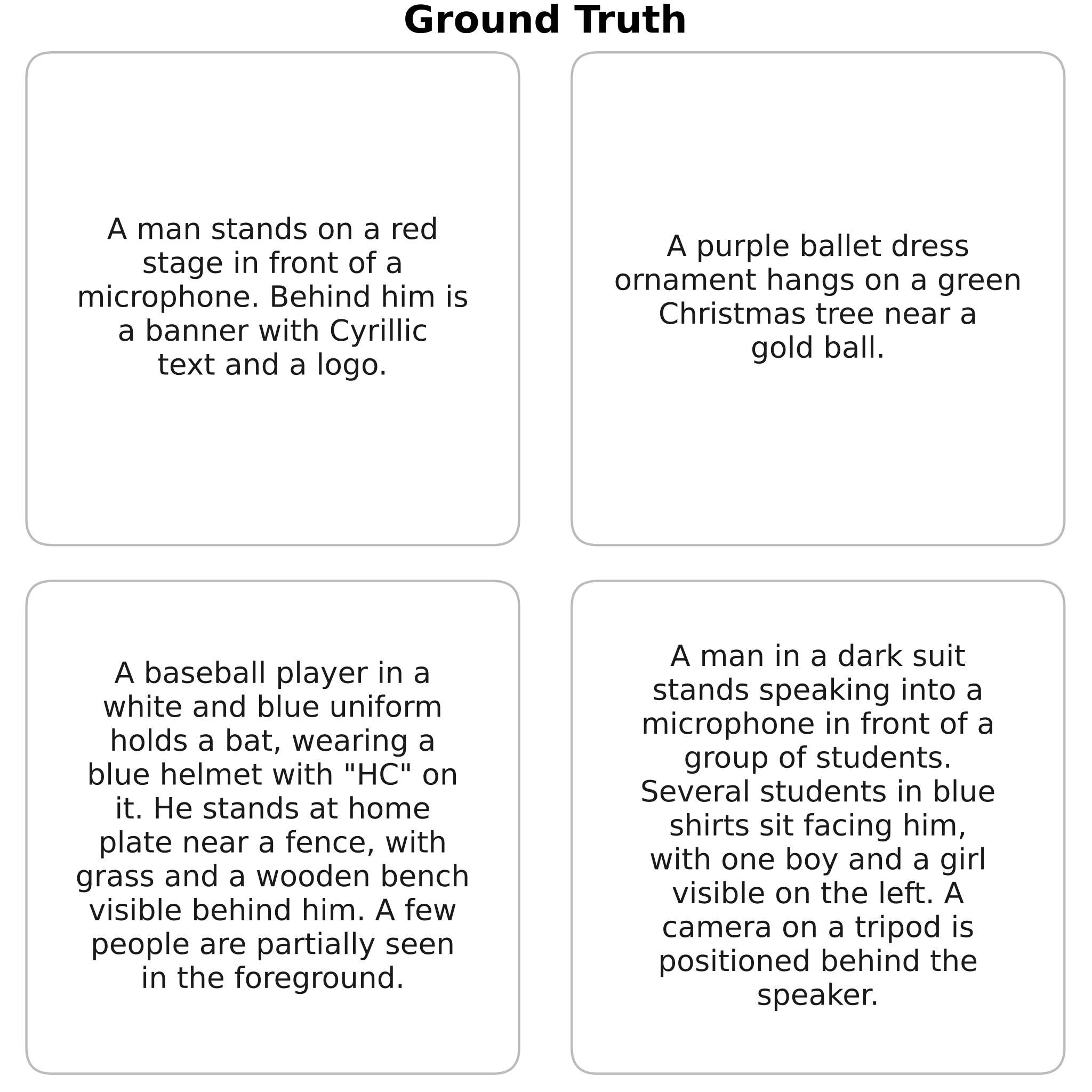 Reference text grid for the first video